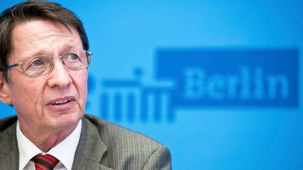 Der Dienstälteste. Ehrhart Körtig ist seit dem 16. Juni 2001 Senator für Inneres und Sport