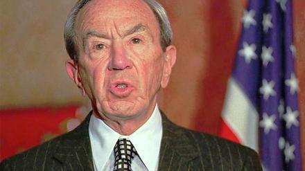 Warren Christopher war unter Bill Clinton US-Außenminister.