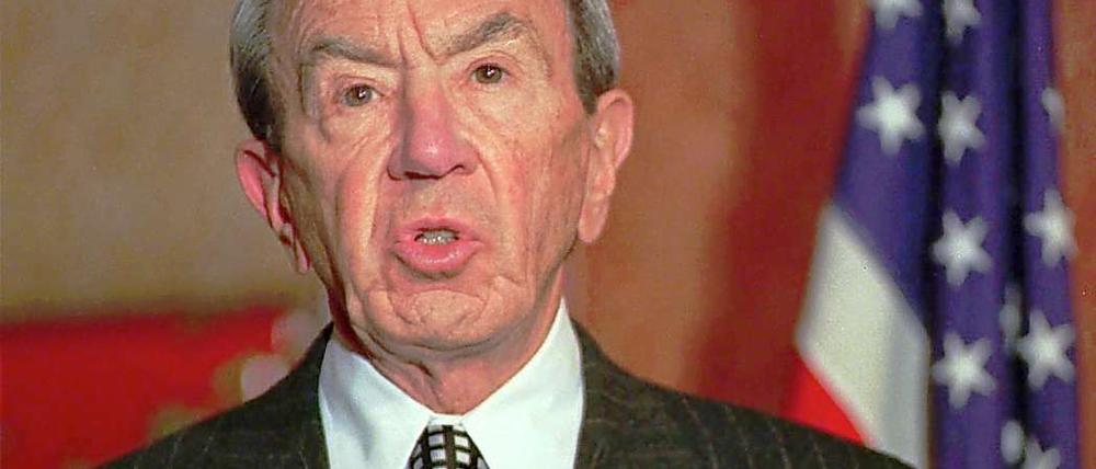 Warren Christopher war unter Bill Clinton US-Außenminister.