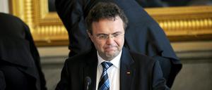 Innenminister Friedrich während der Islamkonferenz.