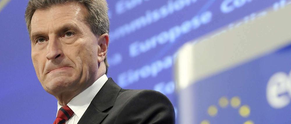 Einige Äußerungen des EU-Energiekommissars Oettinger zu den beunruhigenden Ereignissen in Japan verursachten am Mittwoch einen kleinen Börsencrash.