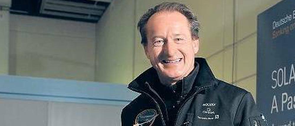 Flieger, grüß’ mir die Sonne. Mit dem Original dieses Modells war der Schweizer André Borschberg (59) mehr als 26 Stunden in der Luft, ohne einen Tropfen Treibstoff zu verbrauchen. 