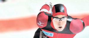 Glück als Gewohnheit. Samuel Schwarz hat sich unter den besten zehn Eisschnellläufern der Welt etabliert, im Dezember gewann er sein erstes Weltcup-Rennen. 