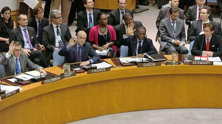 Nicht mitgemacht: Deutschlands UN-Botschafter Peter Wittig enthält sich der Stimme bei der Libyen-Resolution.