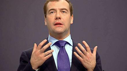 Russlands Präsident Dmitri Medwedew