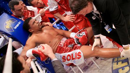 Für Odlanier Solis war der Kampf gegen Witali Klitschko schnell beendet.