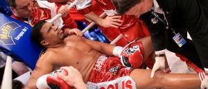 Für Odlanier Solis war der Kampf gegen Witali Klitschko schnell beendet.