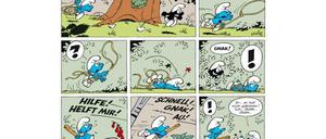 Guter Schlumpf, böser Schlumpf: Szene aus dem ersten Band der Neuauflage.