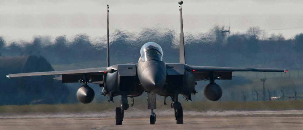 US-Kampfjet vom Typ F-15.