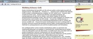 Bildungszentrale als Orakel: Am Montagabend weissagte die Baden-Württembergische Landeszentrale für politische Bildung versehentlich einen Wahlsieg der Regierungskoalition.