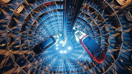 Hoch hinaus. Im vergangenen Jahr verkaufte VW, der größte europäische Autohersteller, 7,2 Millionen Fahrzeuge. Foto: dapd