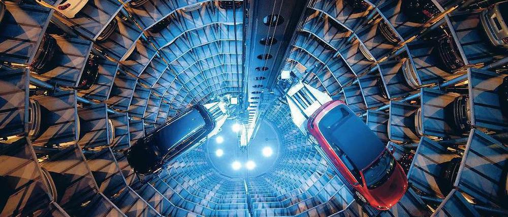 Hoch hinaus. Im vergangenen Jahr verkaufte VW, der größte europäische Autohersteller, 7,2 Millionen Fahrzeuge. Foto: dapd