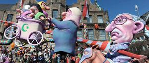 Stereotypes Feindbild der Islamkritik-Kritiker: Thilo Sarrazin, hier als Pappkamerad im Karneval.