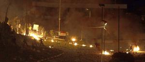 Bilanz des Grauens: Nach Zusammenstößen am Rande einer Kopten-Demonstration in Kairo starben 13 Menschen, zahlreiche weitere wurden verletzt.