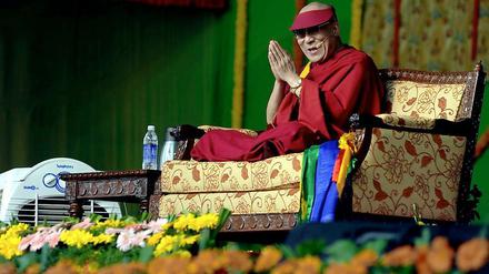 Religiös und politisch: der Dalai Lama.