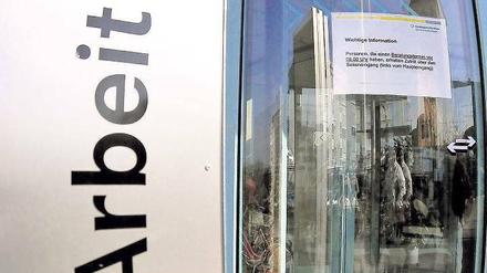 Nichts los. Lange Schlangen vor den Arbeitsagenturen gibt es derzeit kaum. Foto: dapd