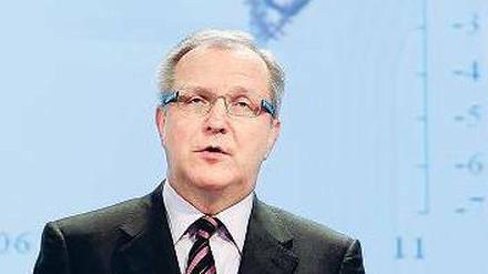 Verständnis für Irland und Griechenland hat EU-Kommissar Olli Rehn.