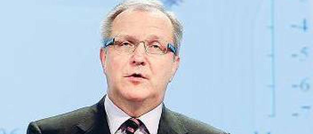 Verständnis für Irland und Griechenland hat EU-Kommissar Olli Rehn.