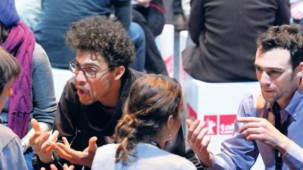 Am Ende verstehen sich alle. Auch wenn manchmal Gesten bei der Konversation helfen müssen – die jungen Könner beim Talent Campus der Berlinale sprechen eine Sprache. 