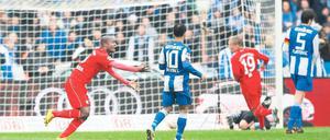 Wieder im Spiel. John Jairo Mosquera gleicht für den 1. FC Union aus und empfiehlt sich damit auch für einen neuen Vertrag in Köpenick. 