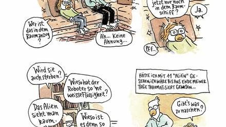 Autobiografisch geprägt: Eine Seite aus dem Buch.