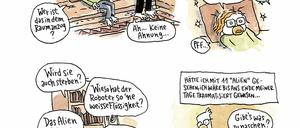 Autobiografisch geprägt: Eine Seite aus dem Buch.