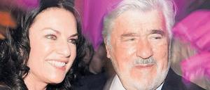 Spaß am Abend. Christine Neubauer and Mario Adorf bei der ARD-Fete.