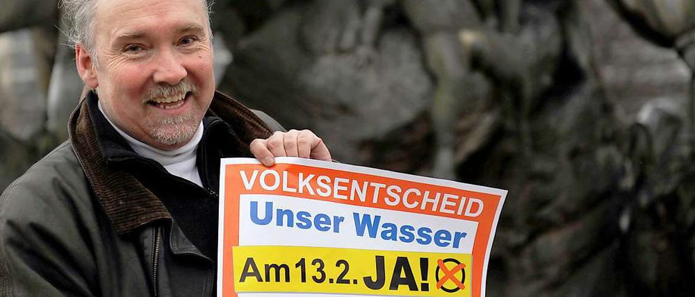 Der Sprecher des Berliner Wassertisches, Thomas Rudek.
