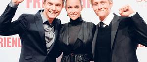 Spitze. „Friendship“ mit Friedrich Mücke, Alicja Bachleda und Matthias Schweighöfer (v.l.) war der erfolgreichste deutsche Film. Foto: ddp