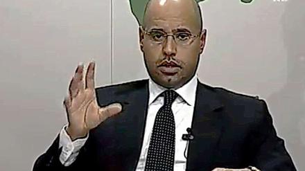 Gaddafi-Sohn Saif el Islam.