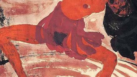 Selbstvergessen. Emil Noldes „Tänzerin“ aus dem Jahr 1913. 