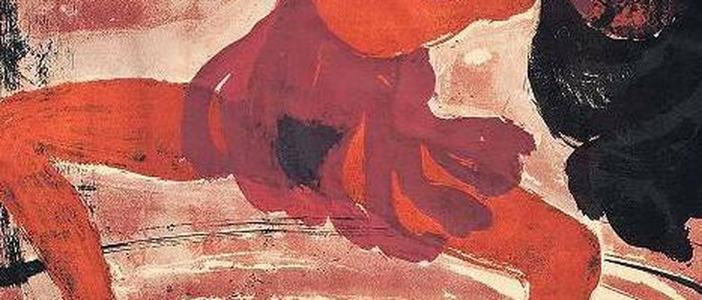 Selbstvergessen. Emil Noldes „Tänzerin“ aus dem Jahr 1913. 