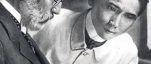 Kollegen. Sahachiro Hata (rechts) war als enger Mitarbeiter Paul Ehrlichs maßgeblich an der Entwicklung des Salvarsans beteiligt, des ersten Antibiotikums. Foto: bpk