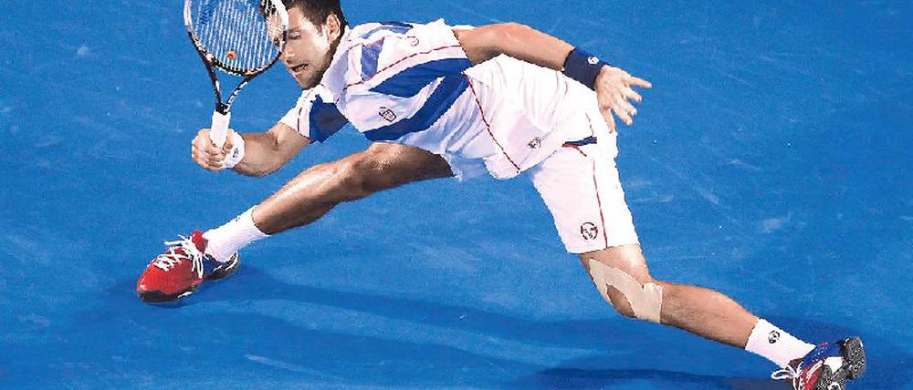 Lauf ohne Ende. Novak Djokovic hat nach dem Davis-Cup-Sieg keine Pause eingelegt, um seine starke Form nicht zu gefährden. Foto: dpa