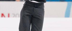 Fliegender Sherlock Holmes. Peter Liebers kam bei der EM auf Platz elf. Foto: Reuters