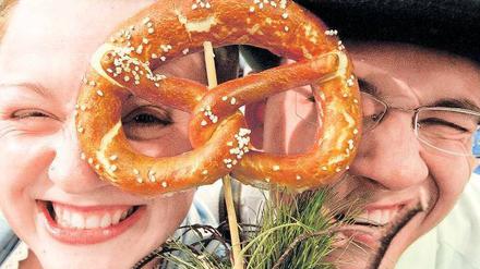 Gute Laune bis zum Schluss. Am letzten Tag wurde noch mal schön gefuttert.