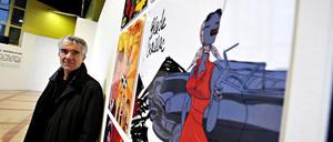 Imposant: Das Werk von Festivalpräsident Baru und sein Schöpfer.