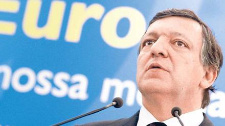Zu viel geplappert? In der Berliner Regierung ist man jedenfalls sauer auf EU-Kommissionspräsident Manuel Barroso, der den Rettungsschirm ausdehnen möchte. Foto: dpa