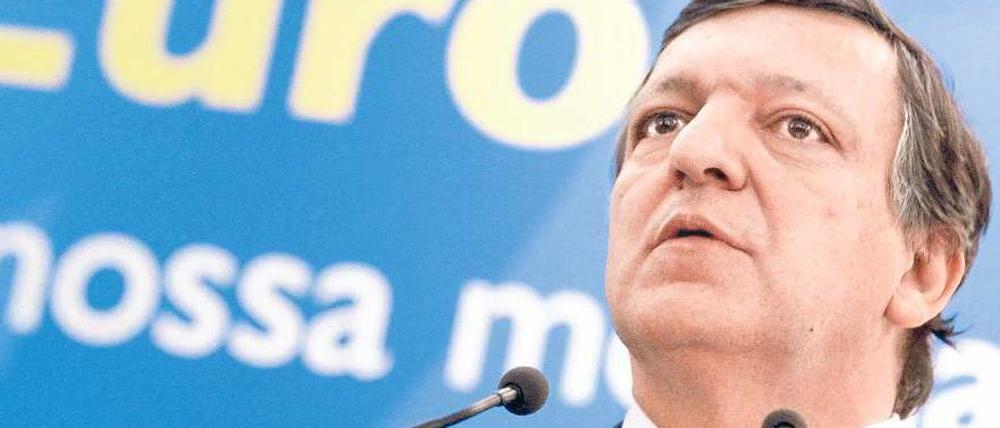 Zu viel geplappert? In der Berliner Regierung ist man jedenfalls sauer auf EU-Kommissionspräsident Manuel Barroso, der den Rettungsschirm ausdehnen möchte. Foto: dpa