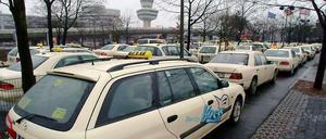Taxen in Berlin.