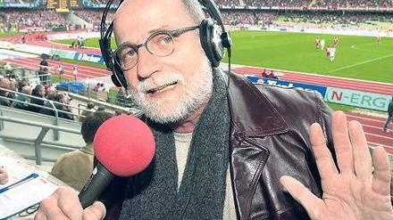 Bewährtes im Neuen: Reporterlegende Günther Koch hat im Digitalradio 90elf inzwischen sogar einen eigenen Kultkanal. Foto: pa/dpa