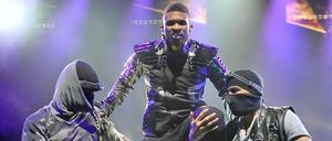 Usher gab sich Mühe, doch hielt nicht lange durch.