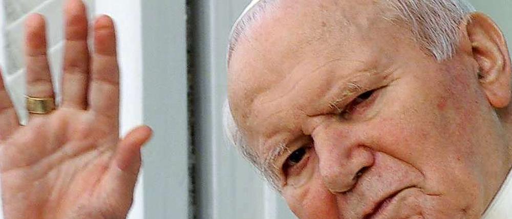 Bald selig: Papst Johannes Paul II. (gestorben 2005).
