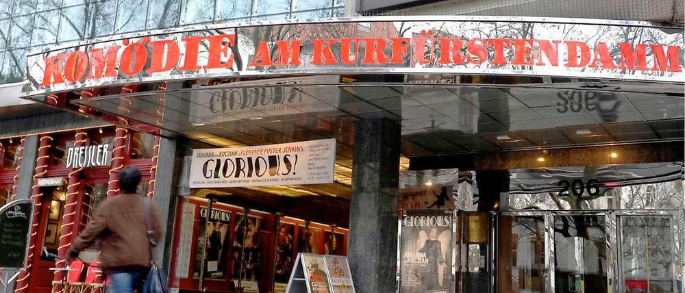 Für alteingesessene West-Berliner eine Institution: Die Komödie im Karree am Kudamm. 