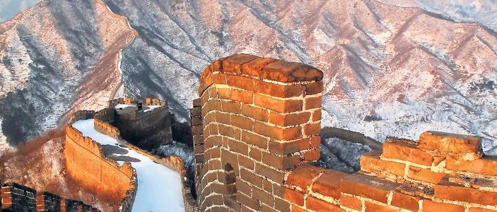 Der Abschnitt der Großen Mauer bei Huanghuacheng ist noch so erhalten, wie er einst gebaut wurde. Und Touristenrummel gibt es hier auch nicht. Foto: imago/Xinhua