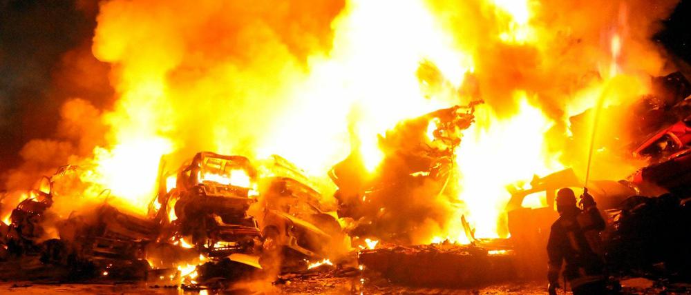 Großbrand in Essen.