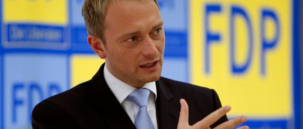 FDP-Generalsekretär Christian Lindner.