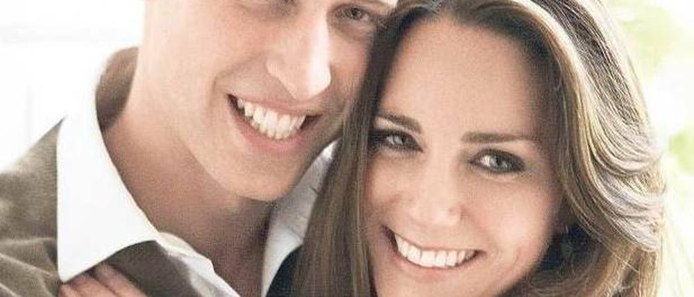 Taschentücher bereithalten! Kate Middleton und Prinz William wollen am 29. April heiraten. ARD und ZDF übertragen live, in Farbe – und parallel. Foto: dapd