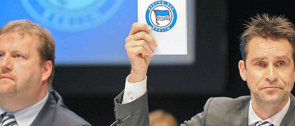 Herthas Geschäftsführung kann sich über eine kräftige Finanzspritze freuen.