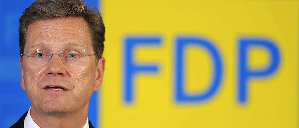 Guido Westerwelle zählt auf die Unterstützung der FDP-Mitglieder.